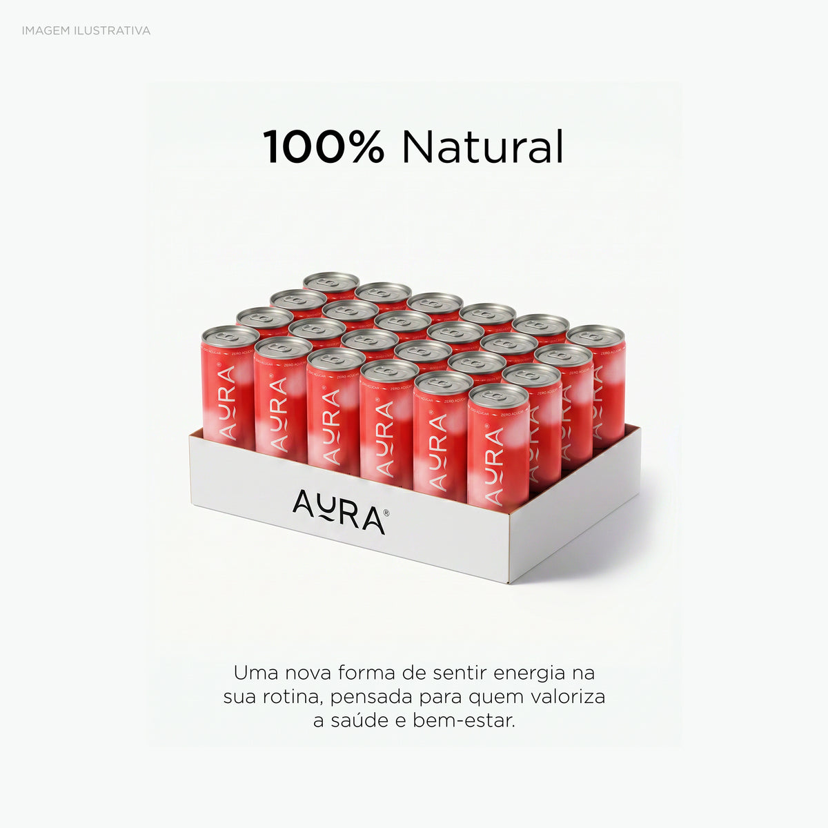 Kit Aura | Energético Natural - 355ml (6 Latas)