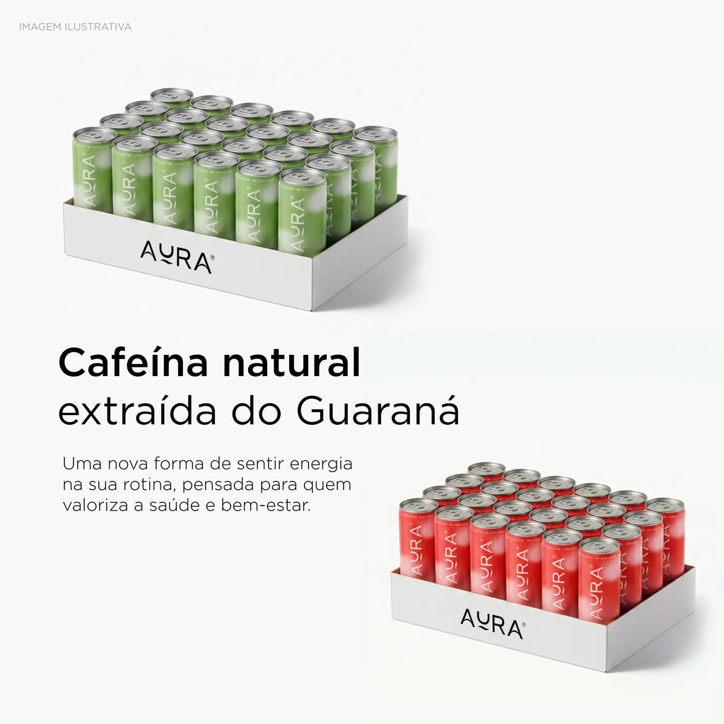 Kit Aura | Energético Natural - 355ml (6 Latas)