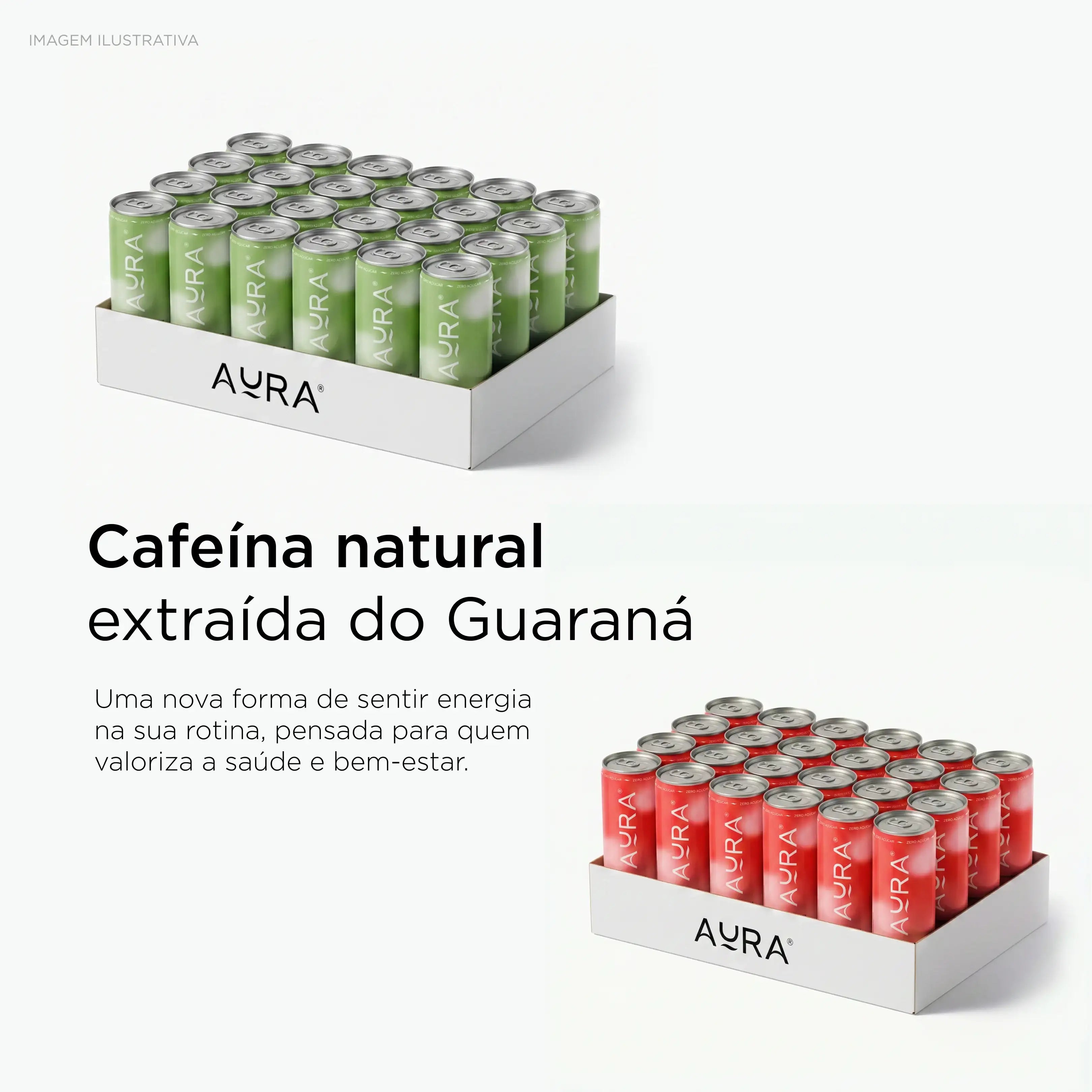 Kit Aura | Energético Natural - 355ml (6 Latas)